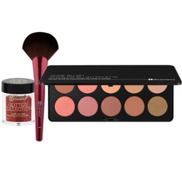 Bh Cosmetics Haul: Nude Blush + All Over Fan Brush 1 + Lit Glitter