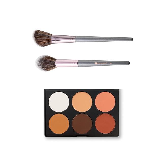 Bh Cosmetics 48 Hour Haul - Contour & Blush 2 + Brush V2 + Brush V3