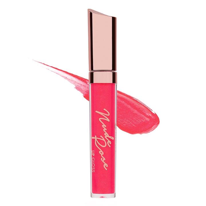 Bh Cosmetics Nude Rose Lip Gloss - High Shine Gloss: Charming