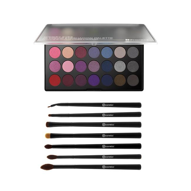 Bh Cosmetics 48 Hour Haul - Smokey Eyes - 28 Color Eyeshadow Palette + Smokey Eye Essential 7 Piece Brush Set