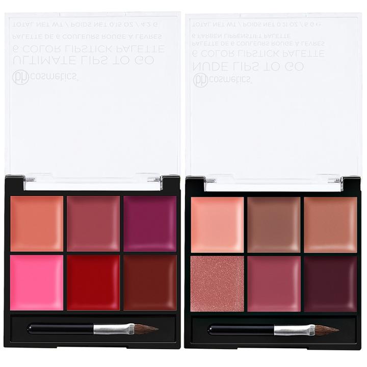 Bh Cosmetics Lips To Go Palettes - 6 Color Lipstick Palettes