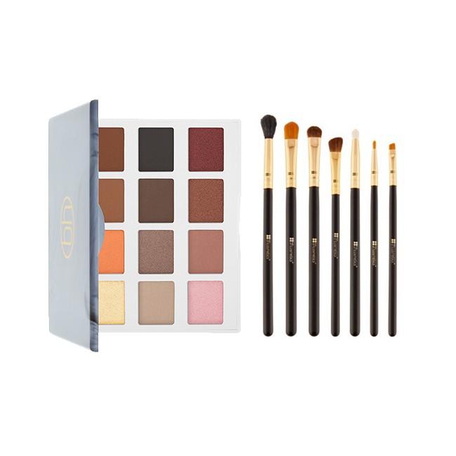 Bh Cosmetics Haul - Marble Collection - Warm Stone Palette + Eye Essential - 7 Piece Brush Set