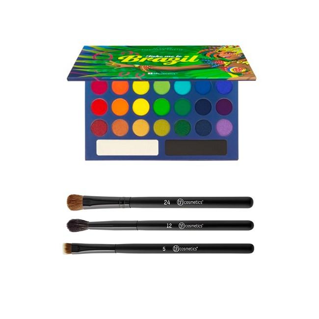 Bh Cosmetics 72-hour Haul: Take Me To Brazil Palette + Blending Eye Trio Brush Set