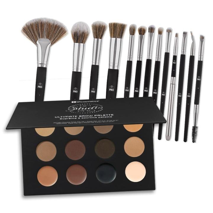 Bh Cosmetics Haul: Ultimate Brow Palette + Studio Pro - 13 Piece Brush Set