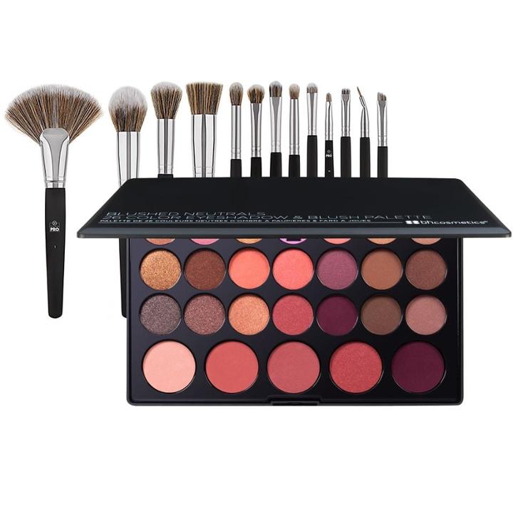Bh Cosmetics Haul: Blushed Neutrals Palette + Studio Pro 13 Piece Brush Set