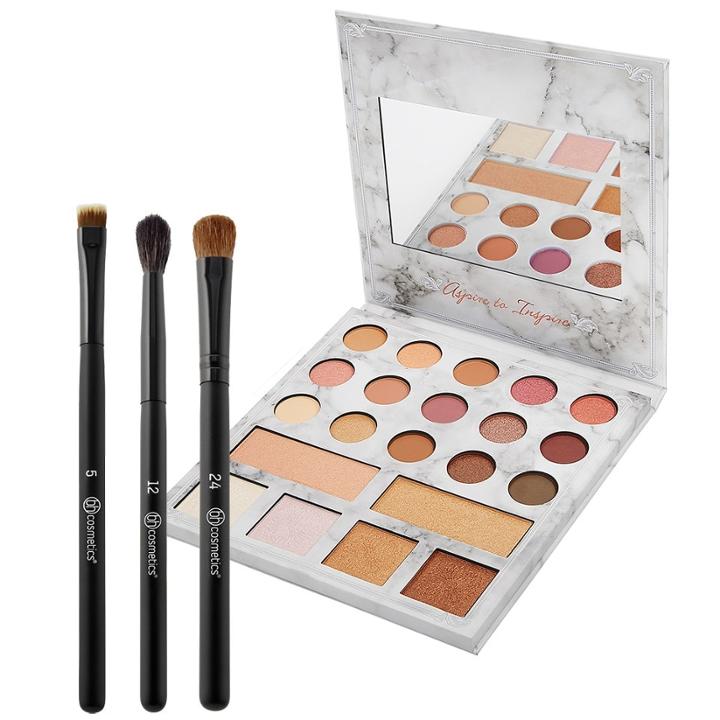 Bh Cosmetics Haul: Carli Bybel Deluxe Edition Palette + Blending Eye Trio Brush Set