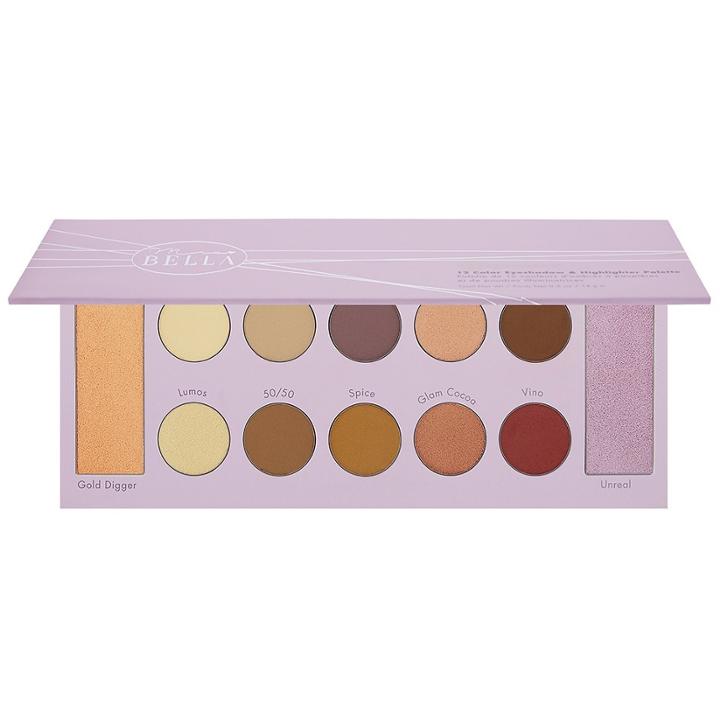 Bh Cosmetics Mrs. Bella - 12 Color Eyeshadow & Highlighter Palette