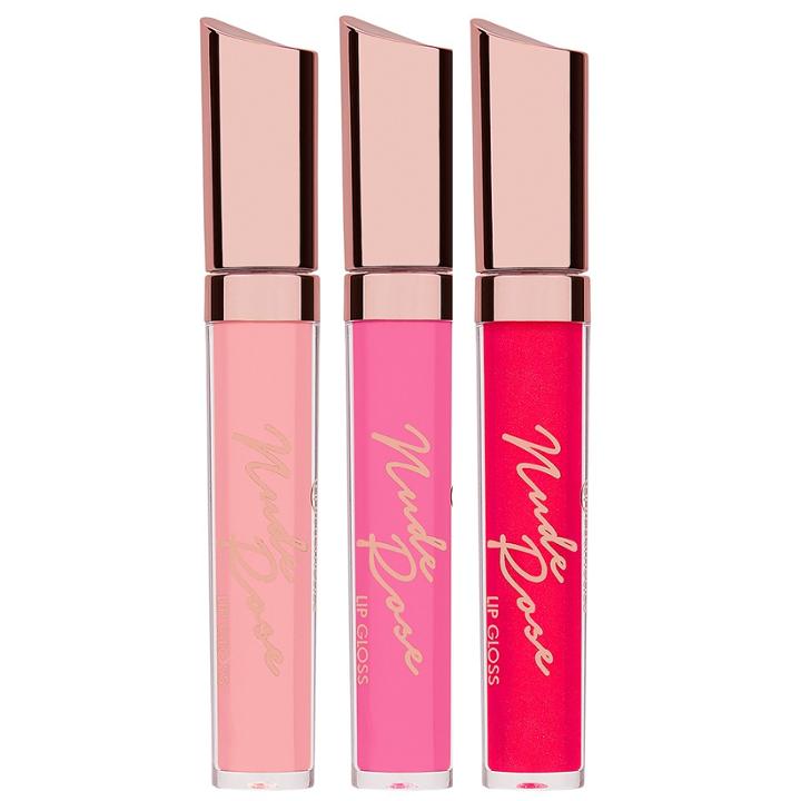 Bh Cosmetics Nude Rose Lip Gloss - High Shine Gloss