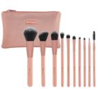 Bh Cosmetics Pretty In Pink  10 Piece Brush Set With Cosmetic Bag