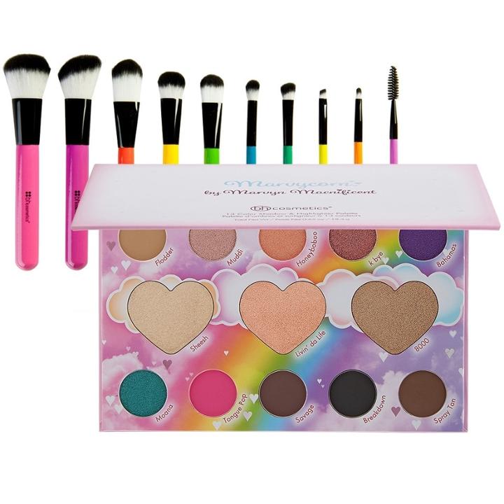Bh Cosmetics Haul: Marvycorn Palette + Pop Art Brush Set