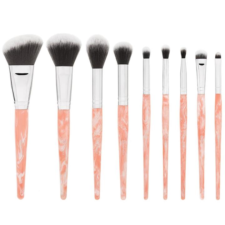 Bh Cosmetics Rose Quartz  9 Piece Brush Set