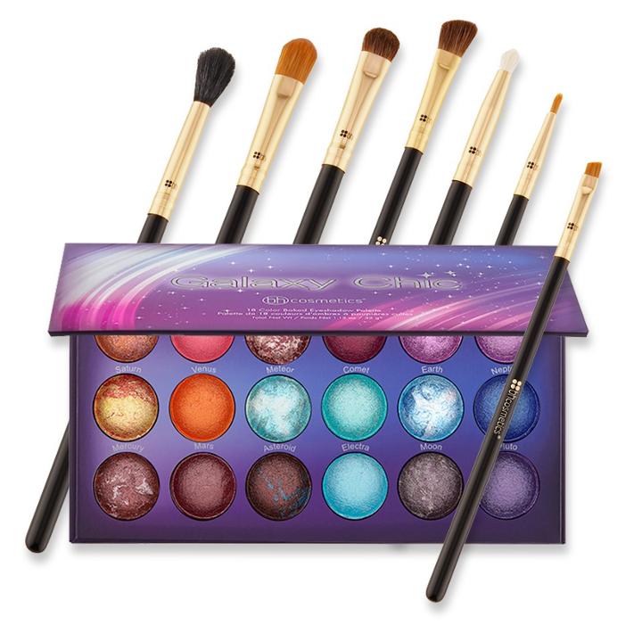 Bh Cosmetics Haul: Galaxy Chic Palette + Eye Essential Brush Set