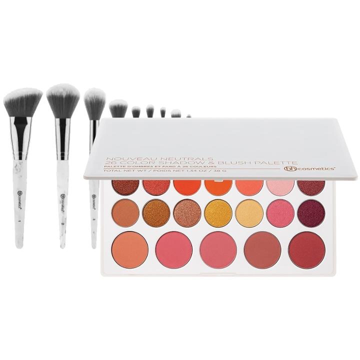 Bh Cosmetics Haul: Nouveau Neutrals Palette + White Marble Brush Set