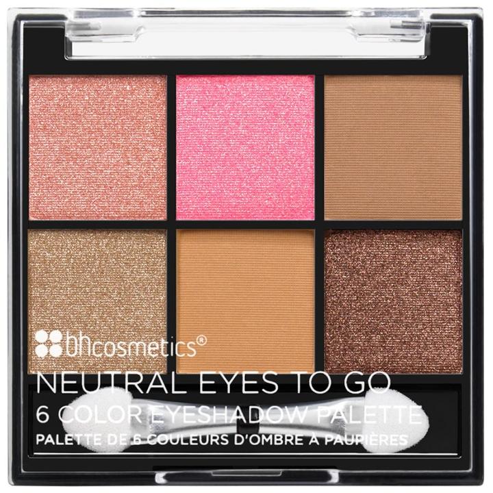 Bh Cosmetics Neutral Eyes To Go - 6 Color Eyeshadow Palette