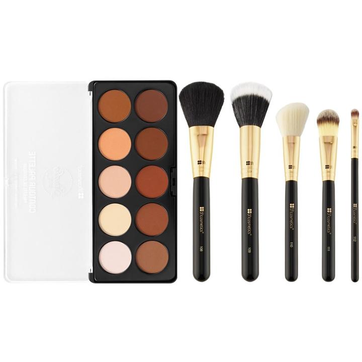 Bh Cosmetics Haul: Studio Pro Contouring Palette + Face Essential Brush Set