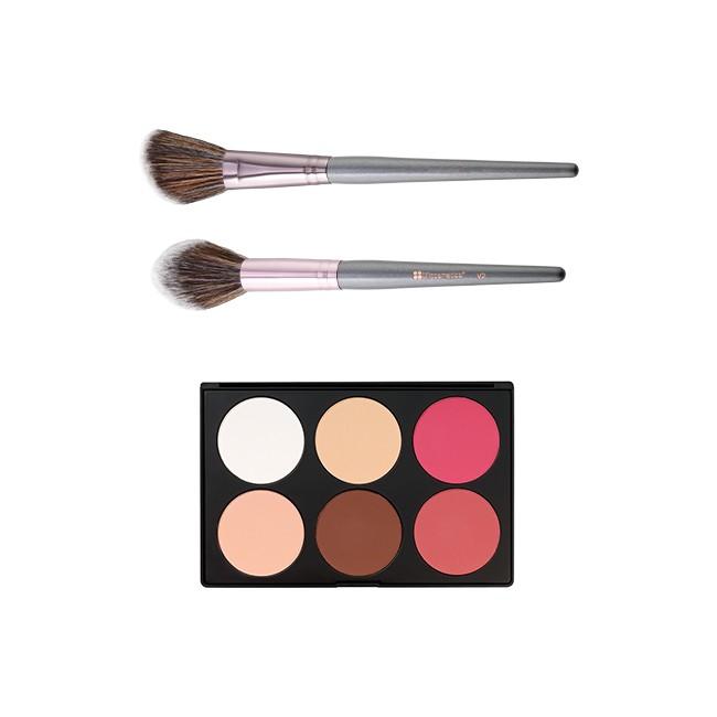 Bh Cosmetics 48 Hour Haul - Contour & Blush 1 + Brush V2 + Brush V3