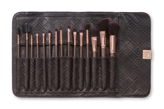 Bh Cosmetics 15 Pc Rose Gold Brush Set