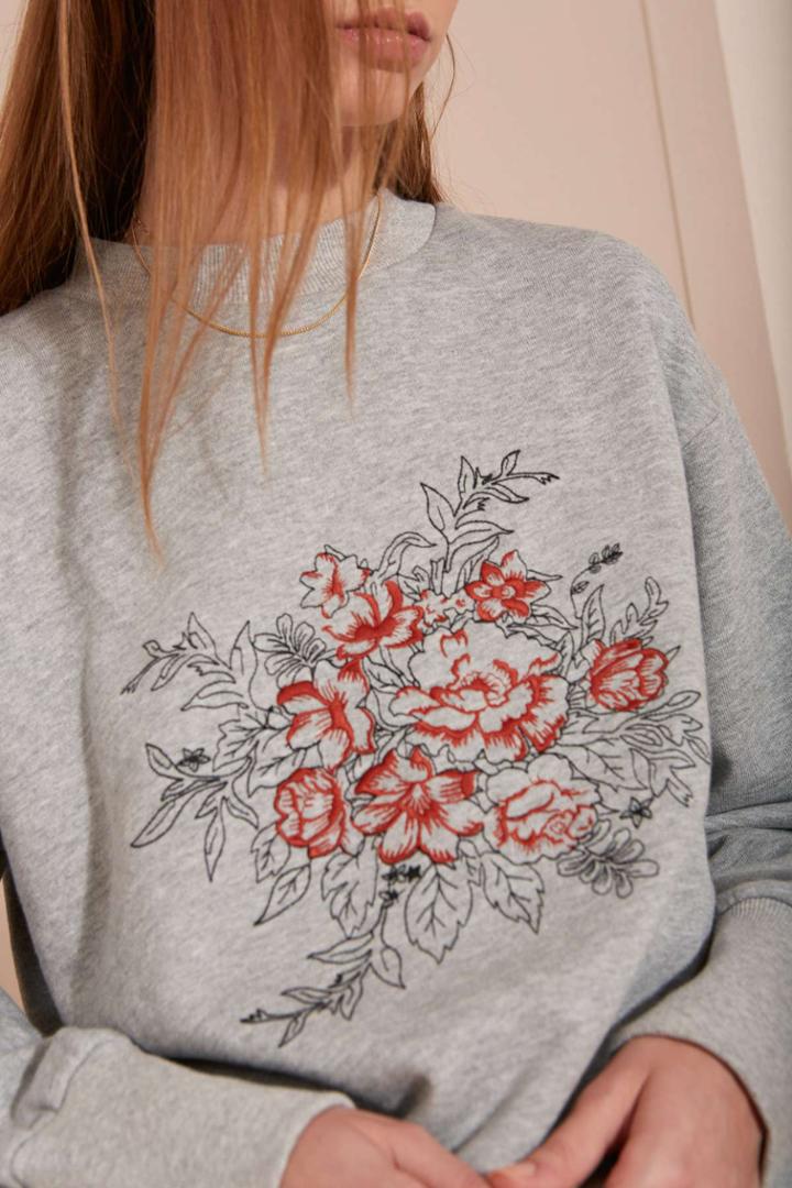 The Fifth The Fifth Look Twice Jumper Grey Marle