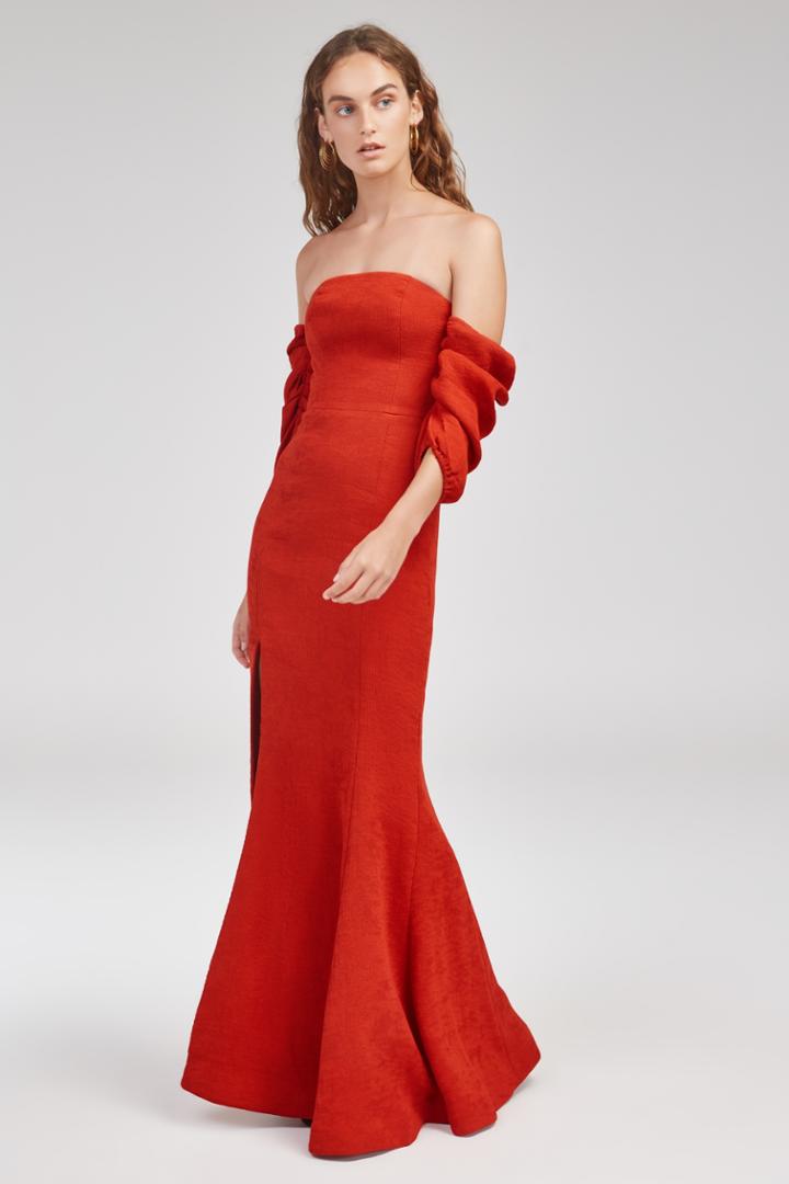 C/meo Collective C/meo Collective Lift Me Gown Redxxs, Xs,s,m