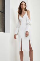 C/meo Collective No Reason Dress Ivory