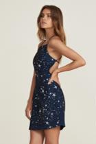 Finders Keepers Finders Keepers Vice Dress Navy Starxs,s,m