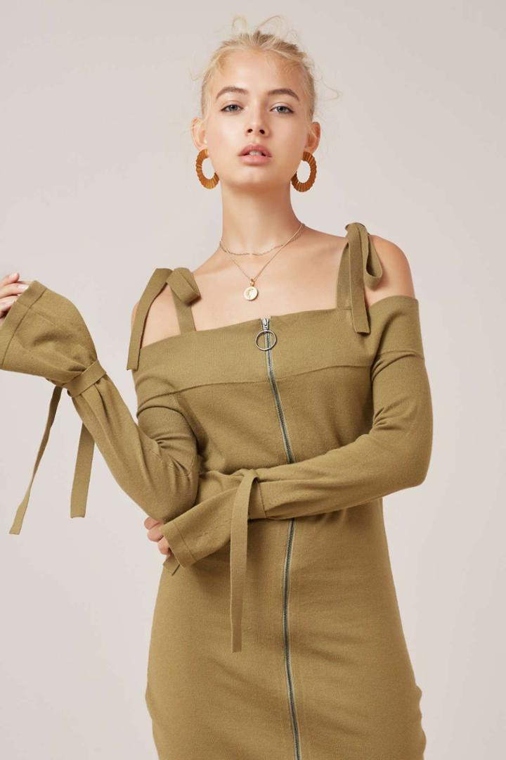 Finders Keepers Objects Knit Dress Juniperxs,s,m