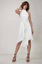 C/meo Collective Out Of Line Dress Ivory