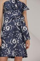 Keepsake Retrograde Mini Dress Stencil Floral