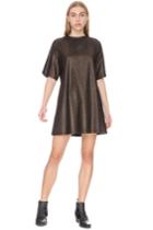 The Fifth Rather Be T-shirt Dress Rose Gold