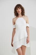 C/meo Collective Have It All Dress Ivory