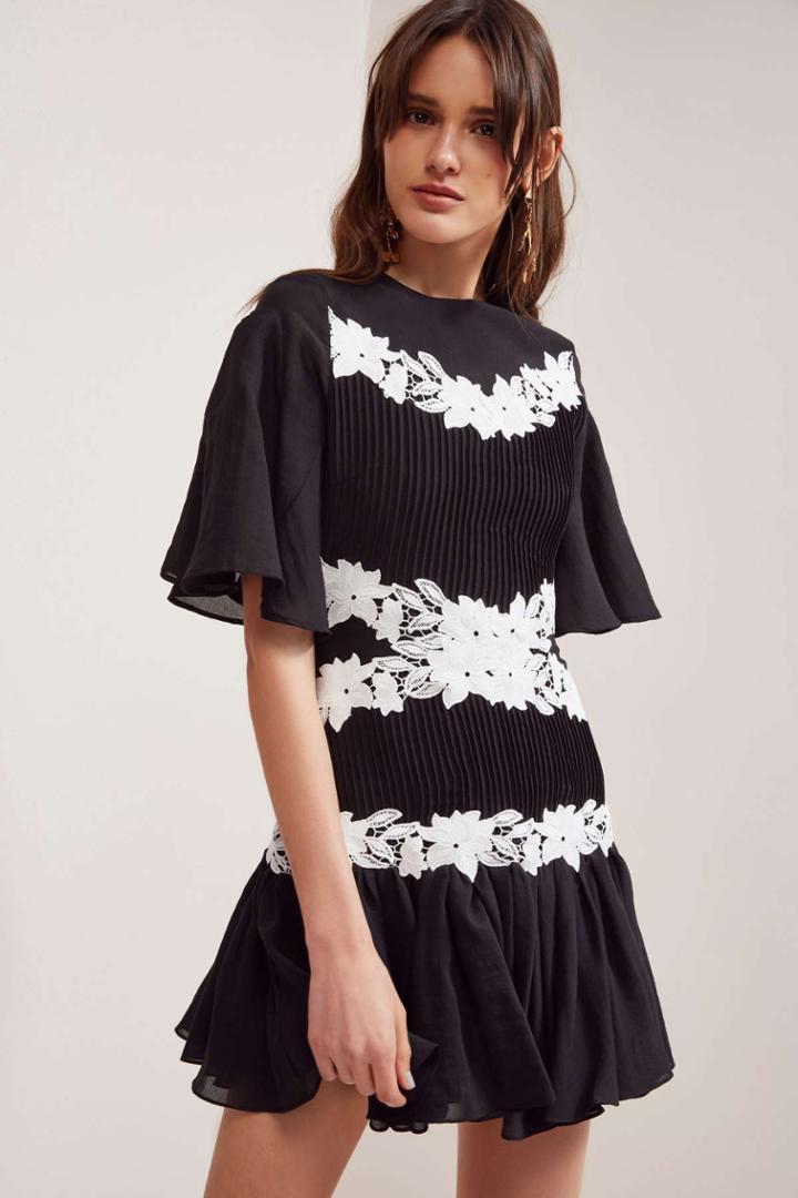 Keepsake All Mine Mini Dress Black