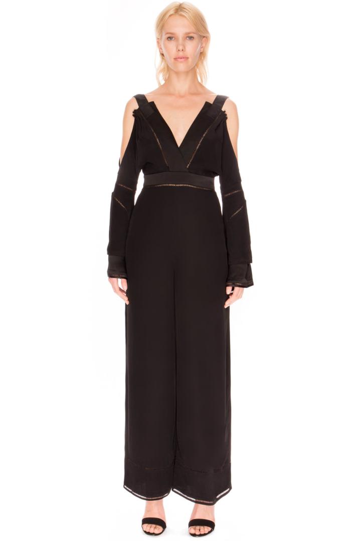 Finders Keepers Unravel Jumpsuit Black