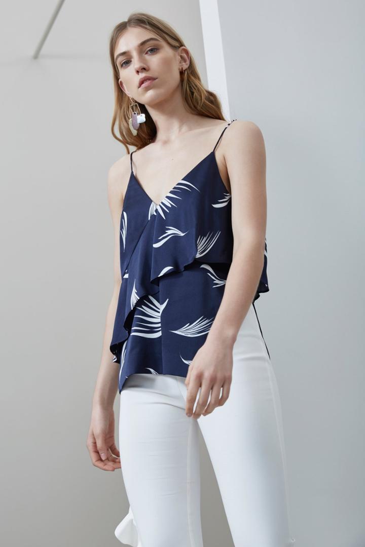 C/meo Collective Nothing Even Matters Top Navy Wings