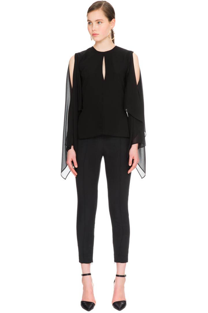 Keepsake Step Back Top Black