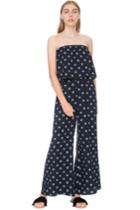 The Fifth The Seeker Jumpsuit Dark Floral Deco Print