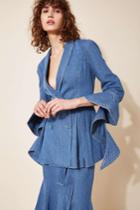 C/meo Collective Perpetual Dreams Blazer Blue W Ivoryxxs, Xs,s,m