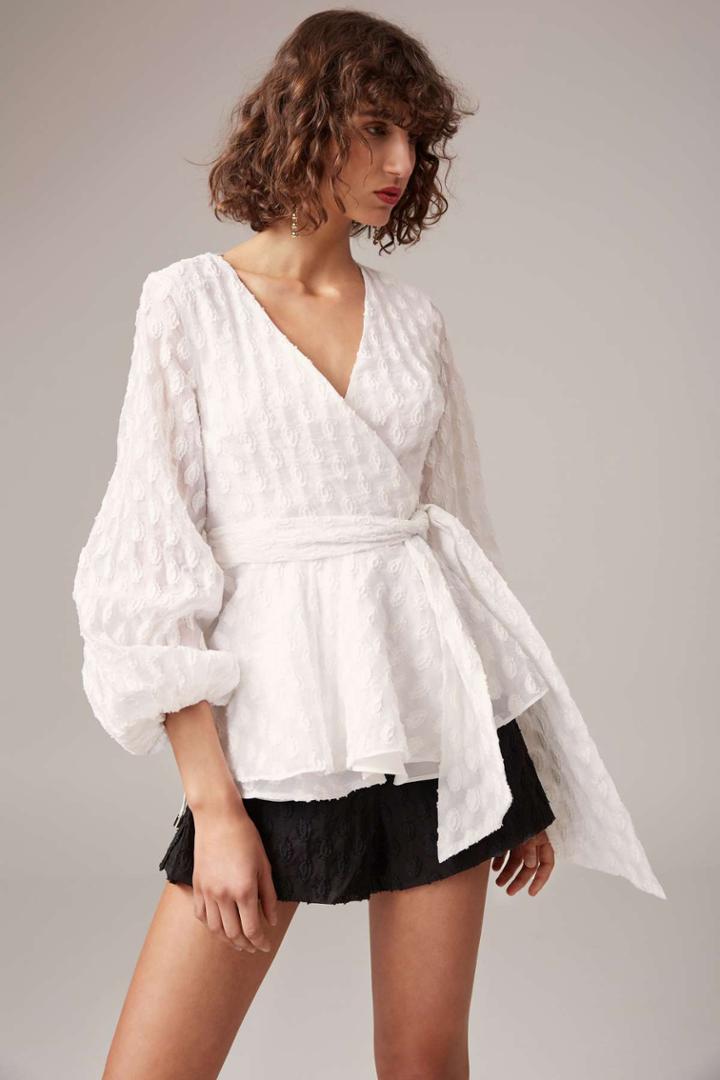 C/meo Collective C/meo Collective Praises Long Sleeve Top Ivoryxxs, Xs,s,m,l