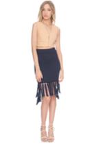 Finders Keepers Graduates Skirt Navy