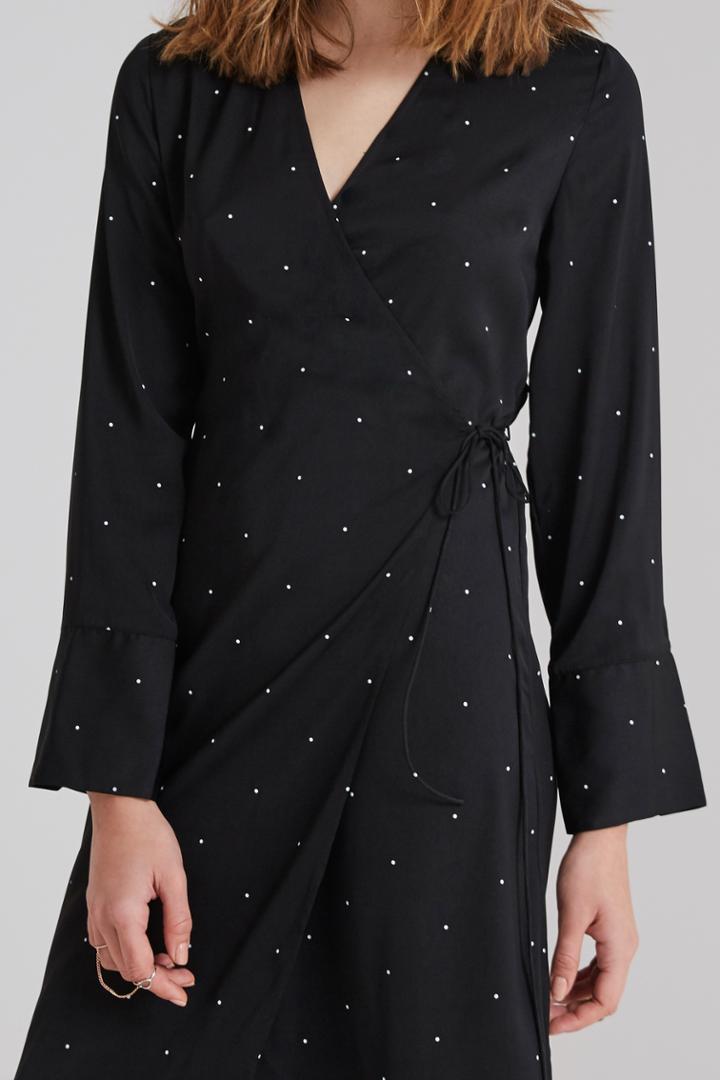 The Fifth New Wave Dress Black And White Polka Dot