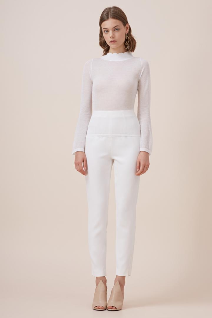 Keepsake Sun Shower Knit Top Ivory