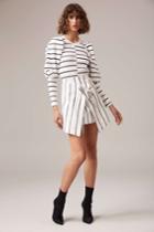 C/meo Collective C/meo Collective Diffuse Skirt Ivory Stripexxs, Xs,s,m,l,xl