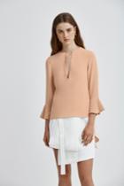 C/meo Collective Spelt Out Long Sleeve Top Sunkiss