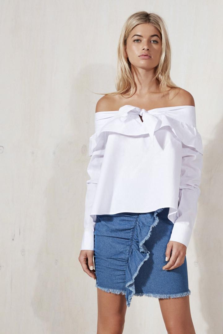 The Fifth Paper Planes Top White