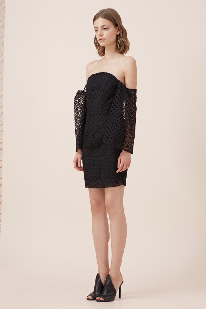 Keepsake Last Dance Mini Dress Black