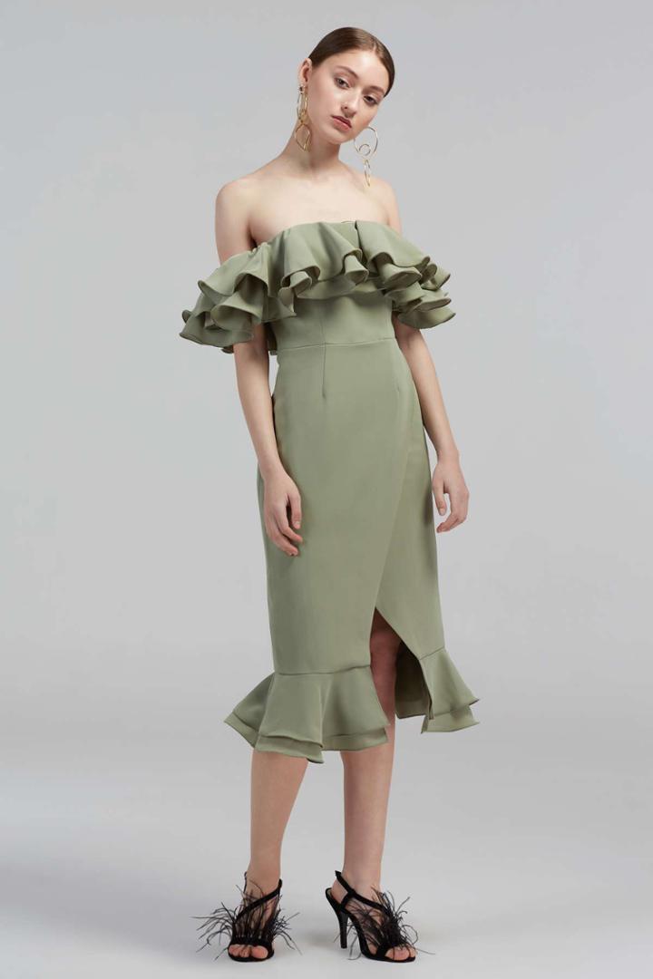 C/meo Collective Immerse Midi Dress Sagexxs, Xs,s,m,l