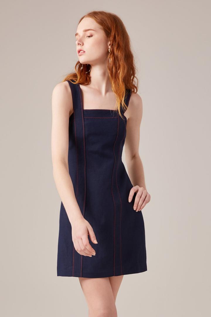 C/meo Collective C/meo Collective Confessions Mini Dress Navyxxs, Xs,s,m,l