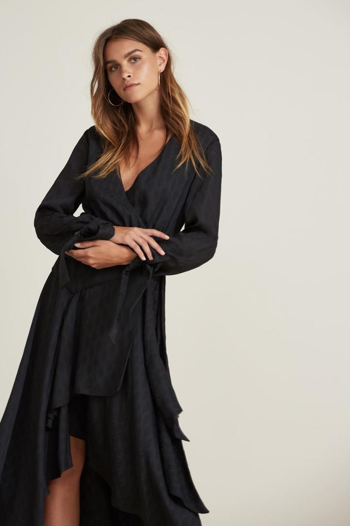 Finders Keepers Finders Keepers Foundations Midi Dress Blackxxs, Xs,s,l