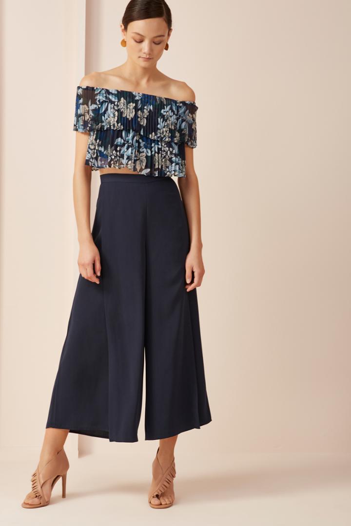 Keepsake Meadows Cropped Pants Navy