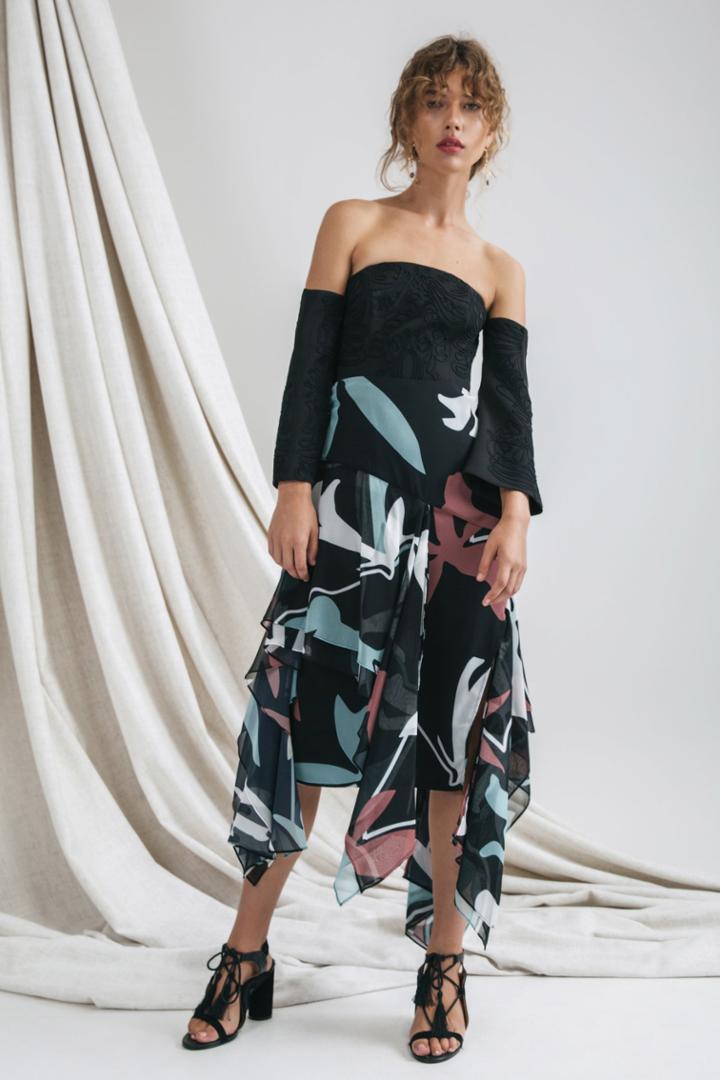 C/meo Collective Take A Hold Skirt Black Aspect