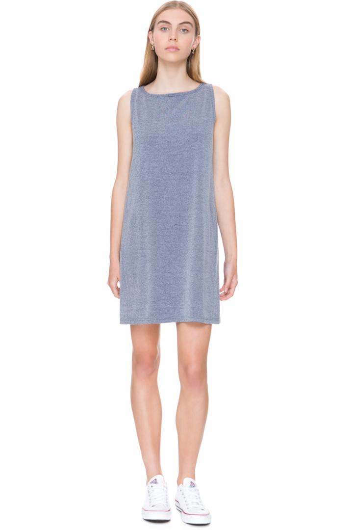 The Fifth Repetition Tank Dress Navy And White